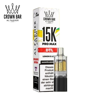 Al Fakher 15K Pro Max - Lemon & Lime - Pods 6mg DTL